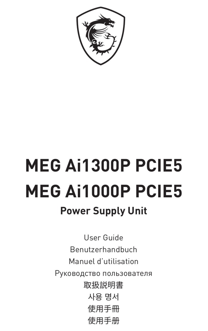 MSI MEG Ai1300P PCIE5 user guide