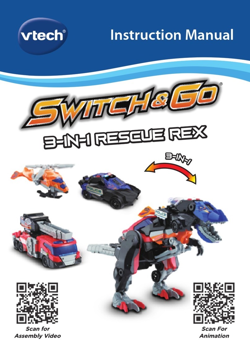 V-tech Switch & Go 3-In-1 Rescue Rex User manual