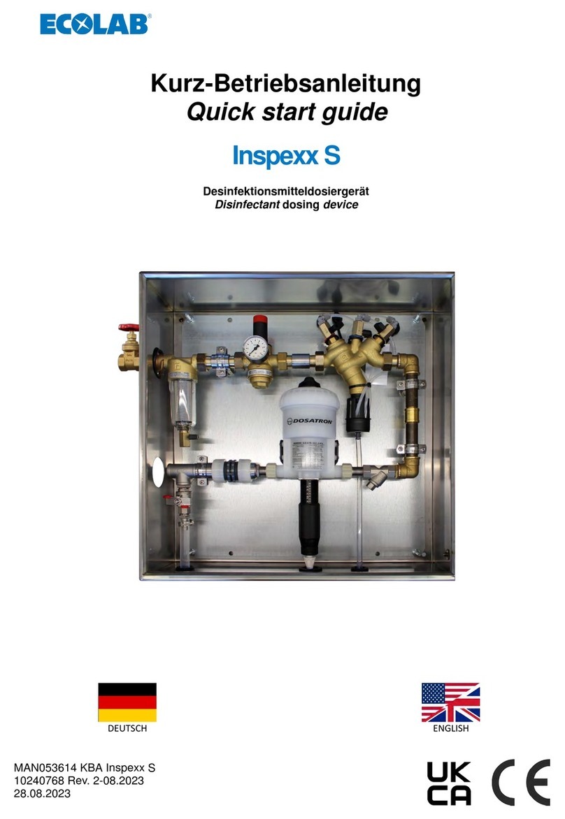 Ecolab Inspexx S User manual