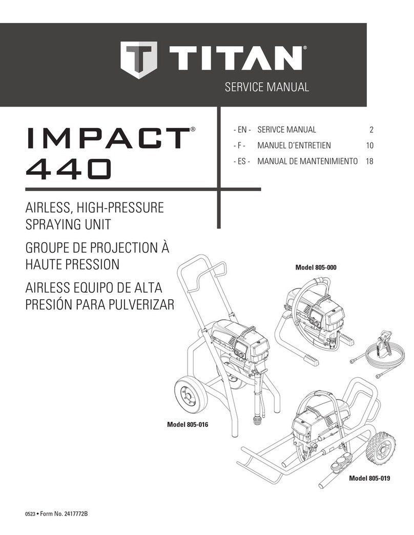 Titan 805-000 Service manual