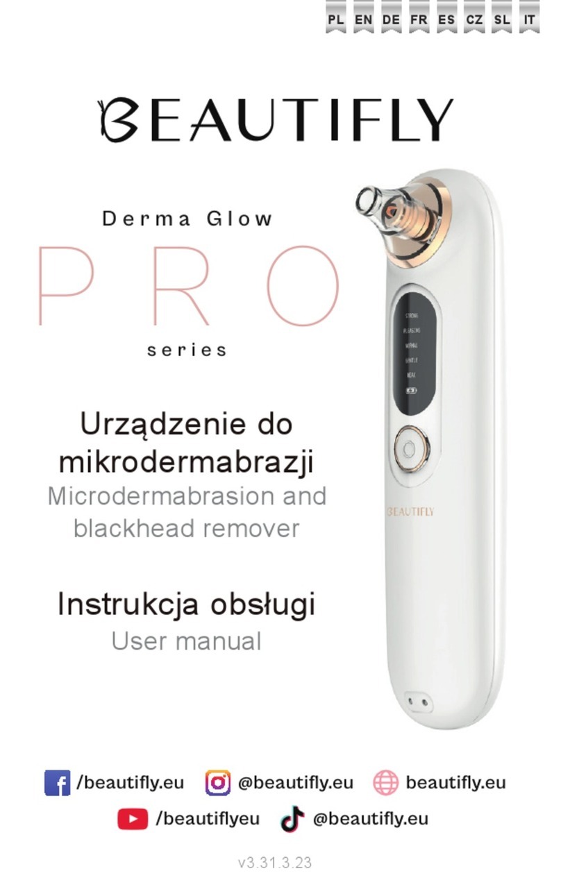 BEAUTIFLY Derma Glow PRO Series user manual