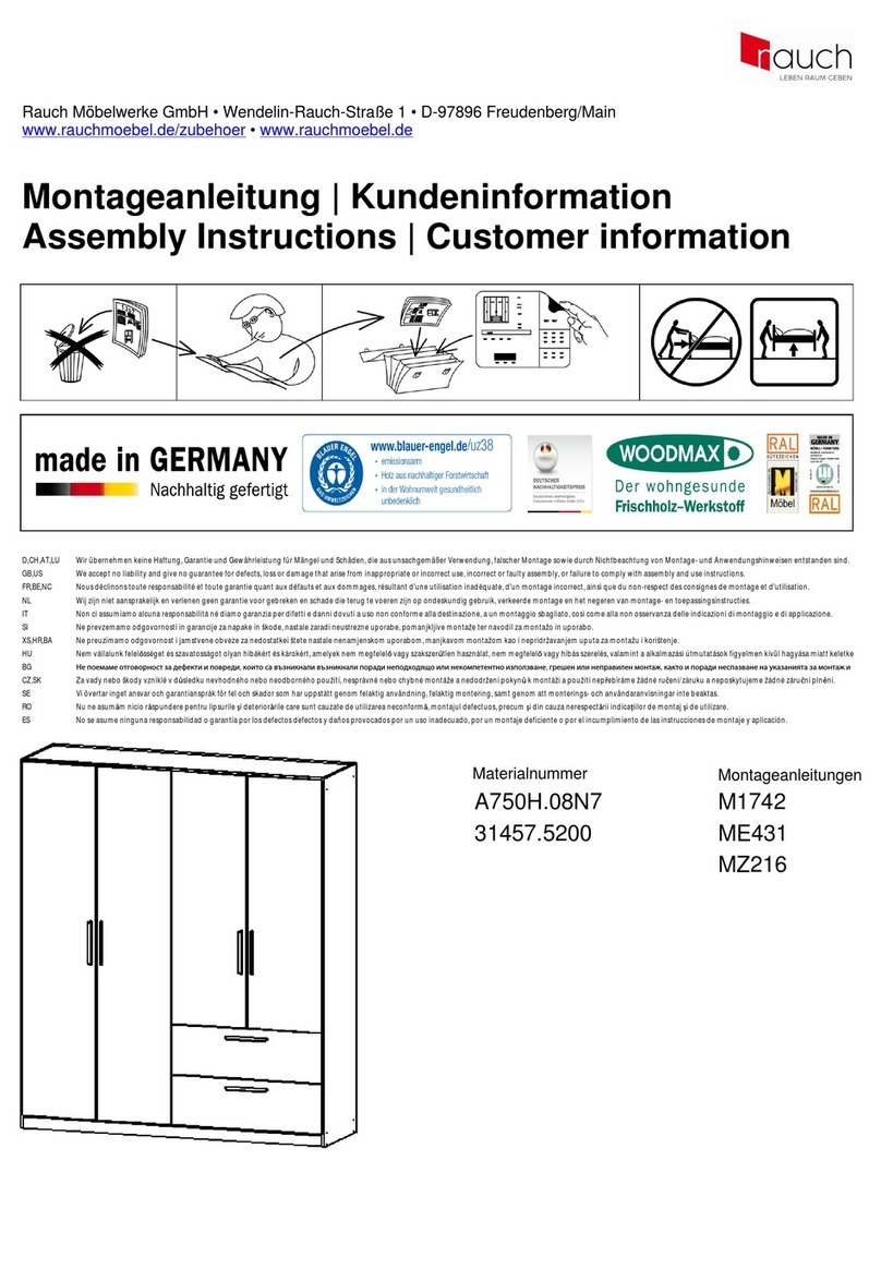 Rauch MZ216 User manual