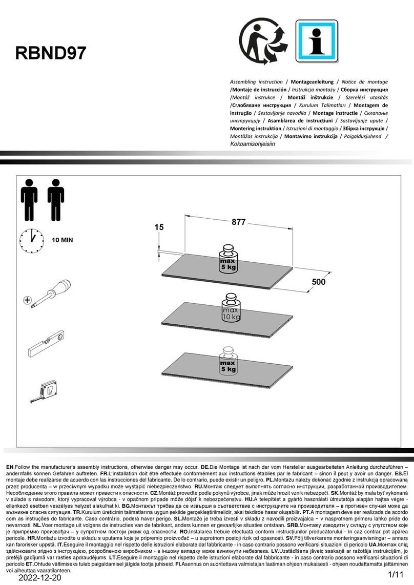 Forte RBND97 User manual