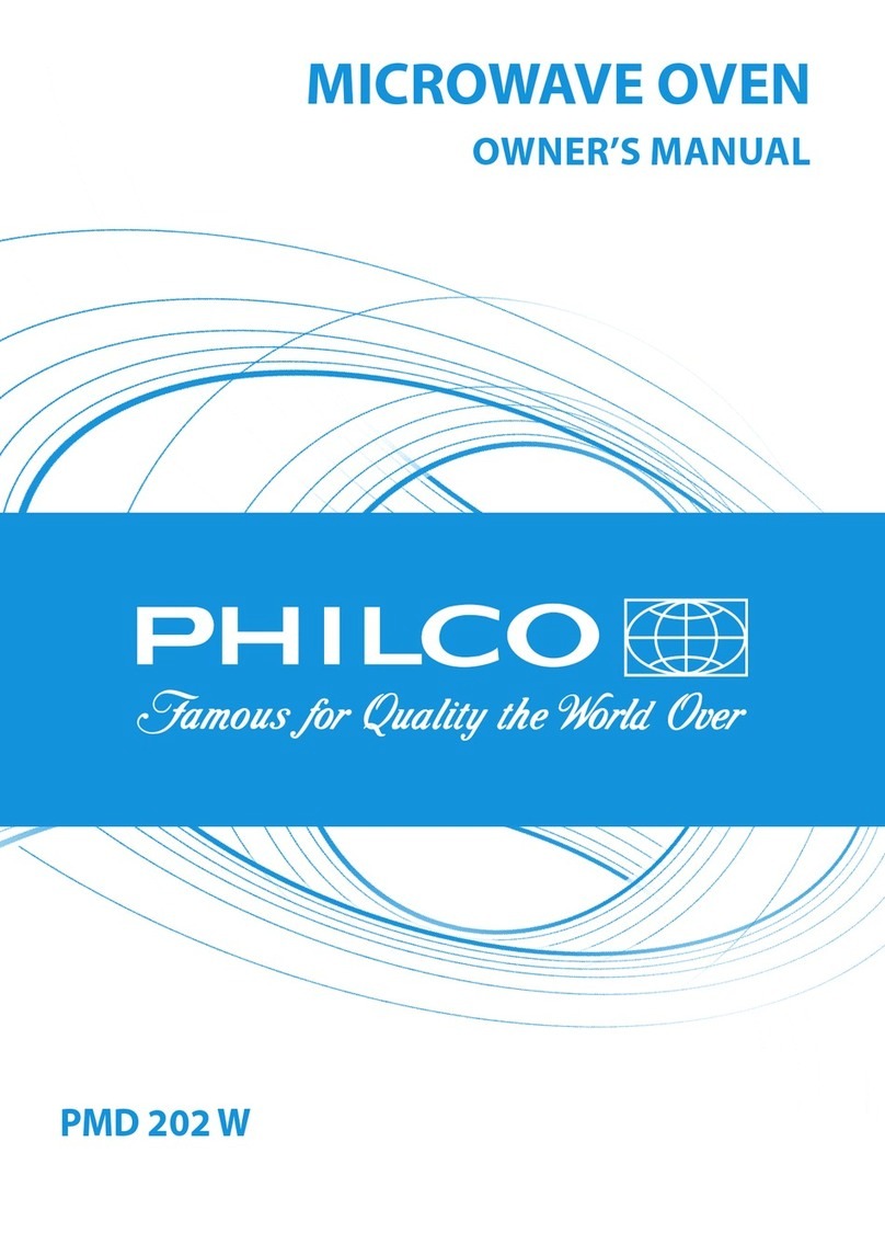 Philco PMD 202 W User manual