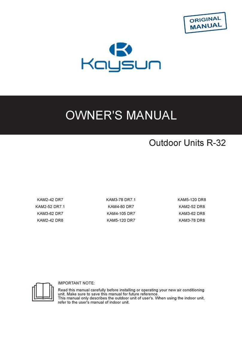 Kaysun KAM2-42 DR8 User manual