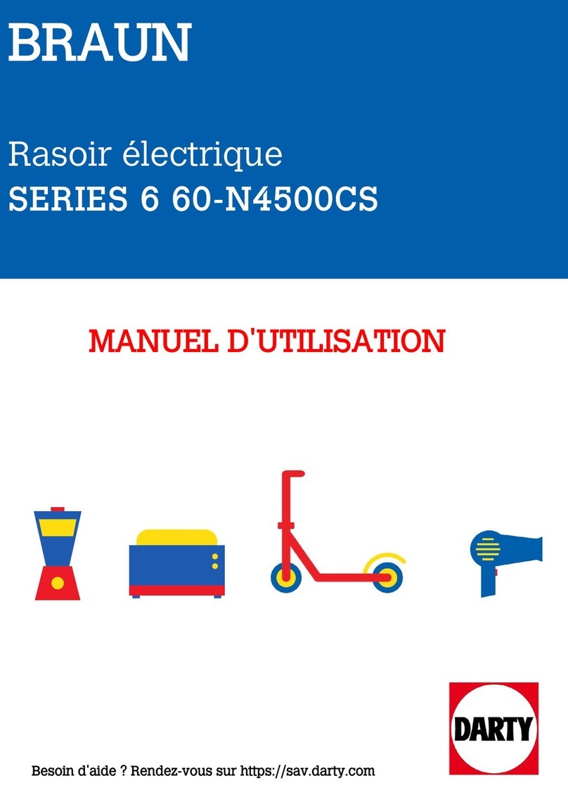 Braun 6 Series User manual