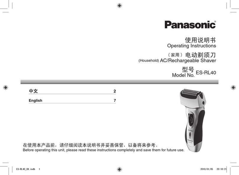 Panasonic ES RL40 User manual