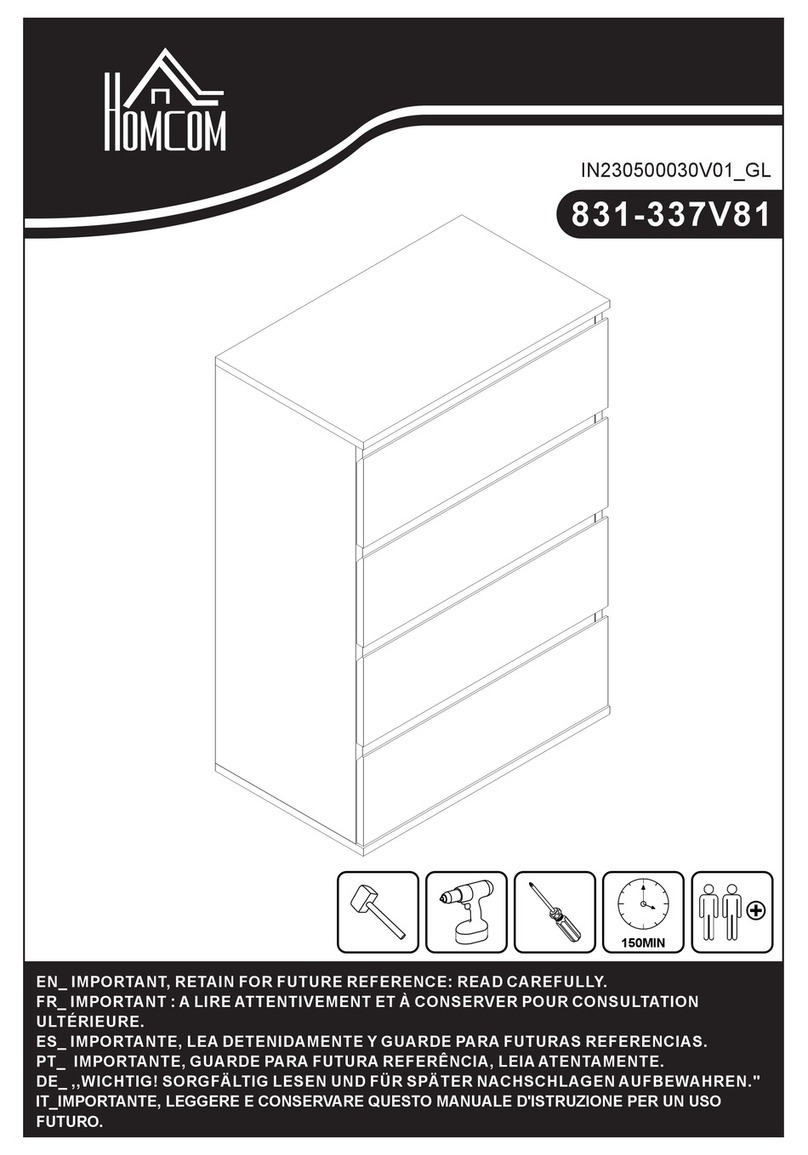 HOMCOM 831-337V81 manual