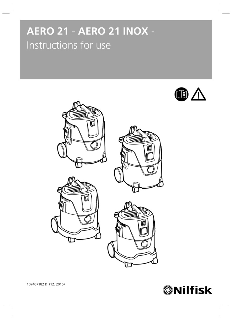 Nilfisk-Advance AERO 21 INOX User manual