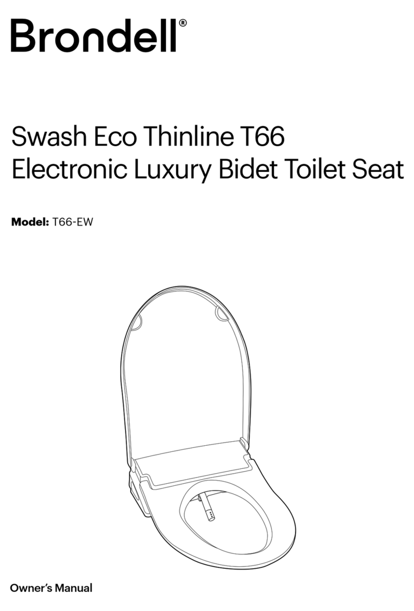 brondell Swash Eco Thinline T66 User manual