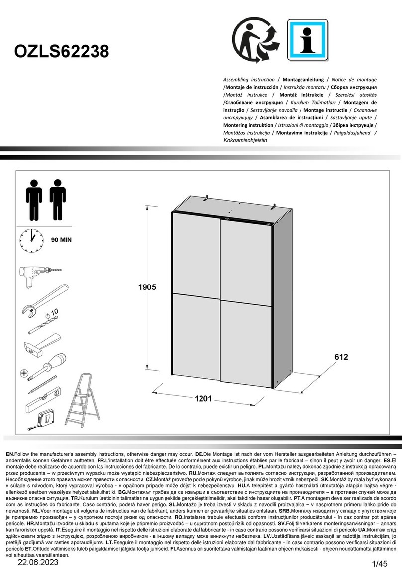 Forte OZLS62238 User manual