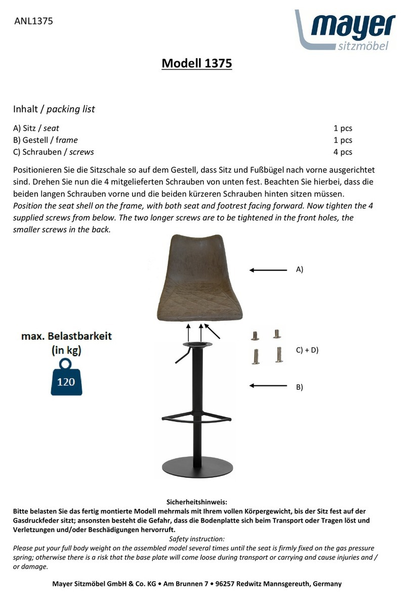 Mayer 1375 manual