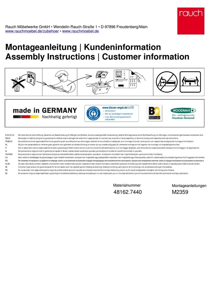 Rauch M2359 Assembly instructions