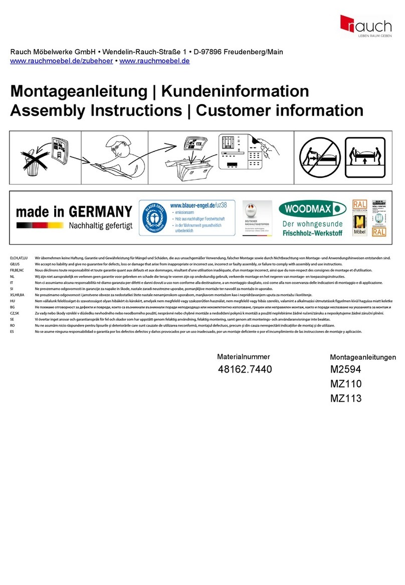 Rauch M2594 Assembly instructions