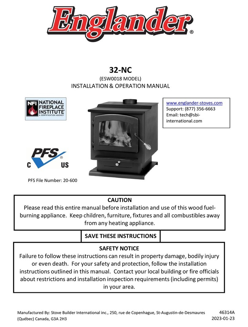Englander 32-NC Installation & operation manual
