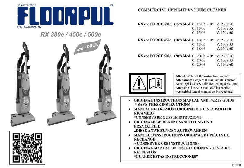 Floorpul RX eco FORCE 380e Original instructions manual and parts
