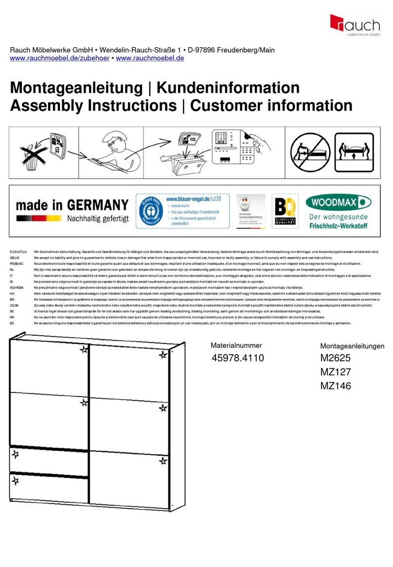 Rauch M2625 Assembly instructions