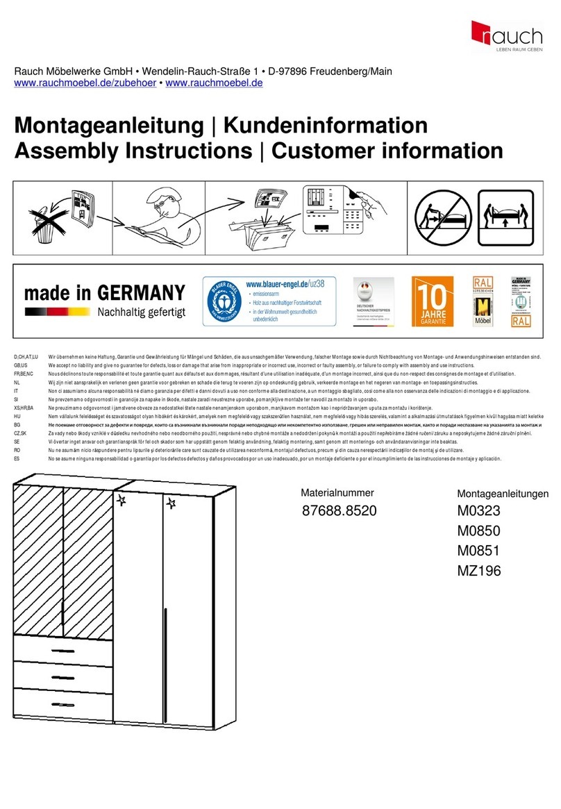 Rauch M0851 User manual