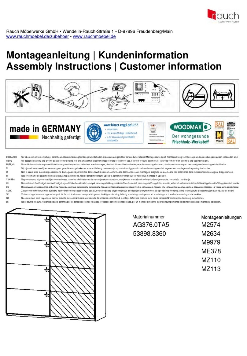 Rauch M2574 Assembly instructions