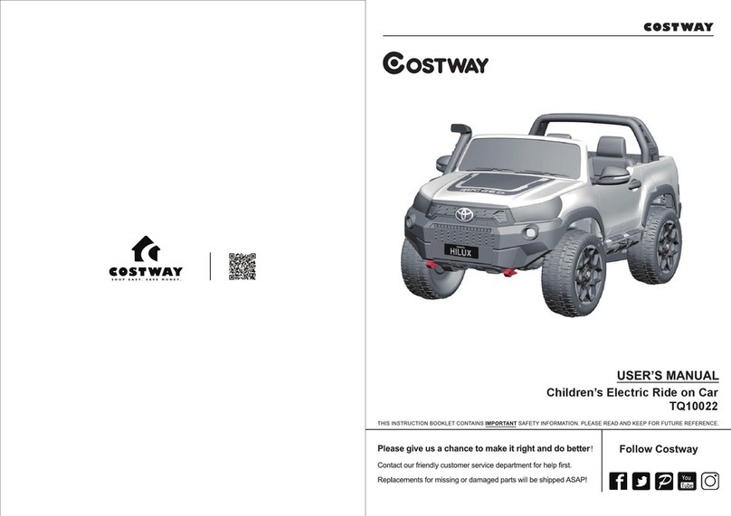 Costway TQ10022 User manual