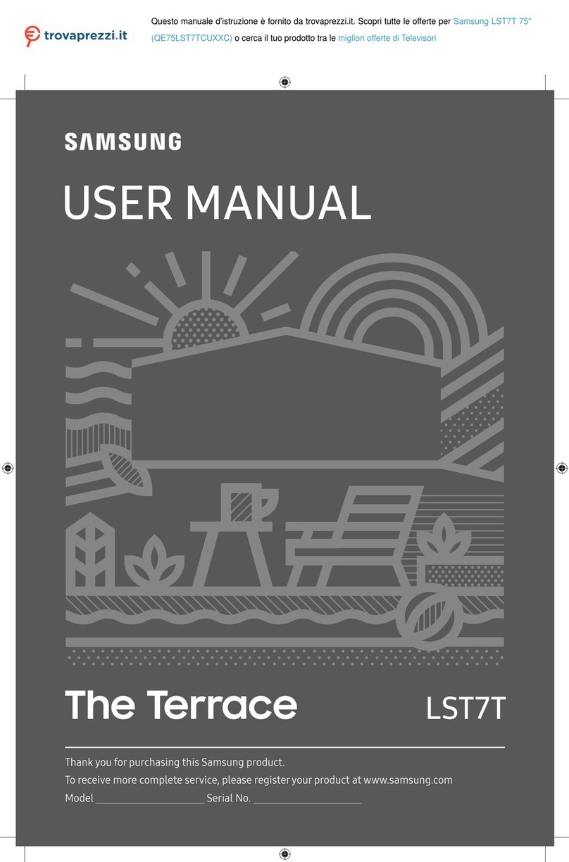 Samsung QE75LST7TCUXXC User manual