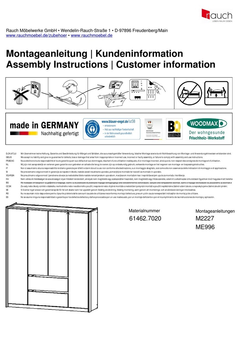 Rauch M2227 Assembly instructions