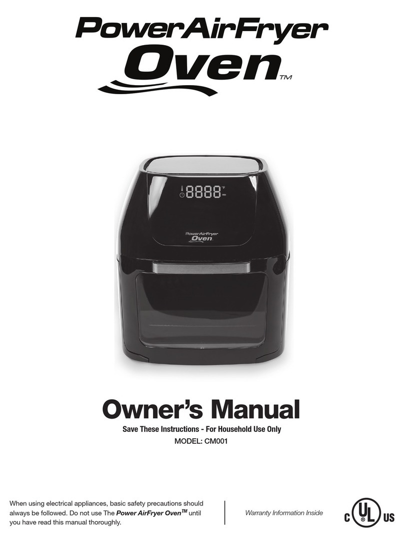 Power AirFryer CM001 owner's manual Power AirFryer CM001 owner's manual