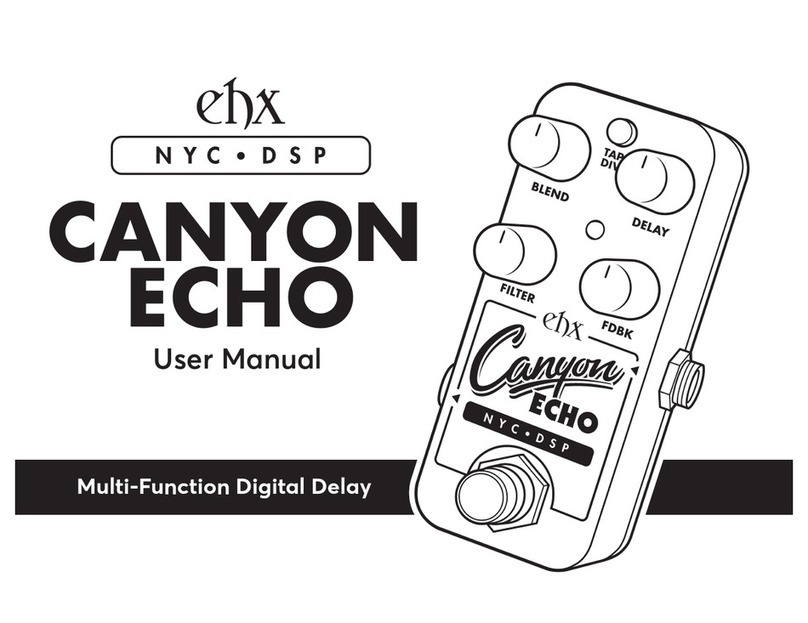 EHX CANYON ECHO user manual
