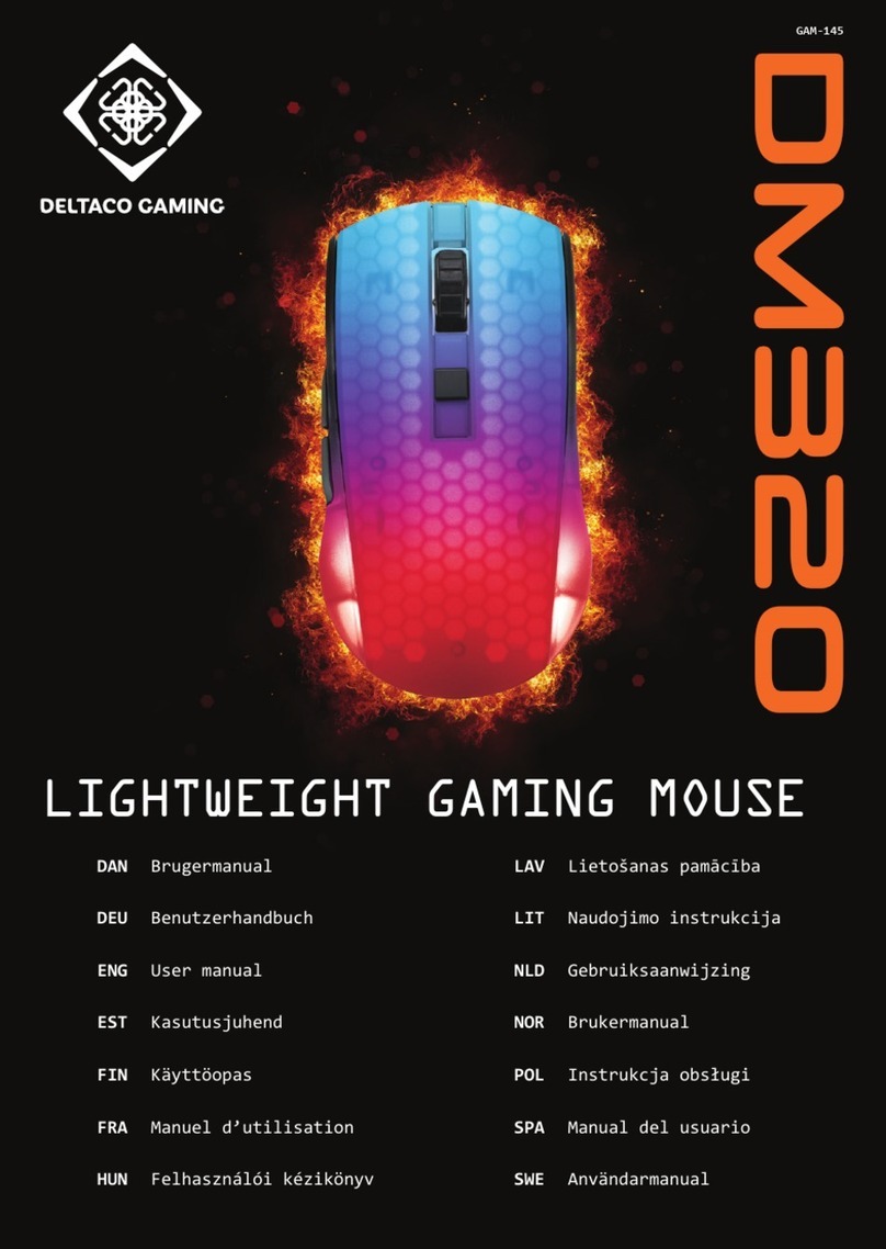 Deltaco Gaming DM320 User manual