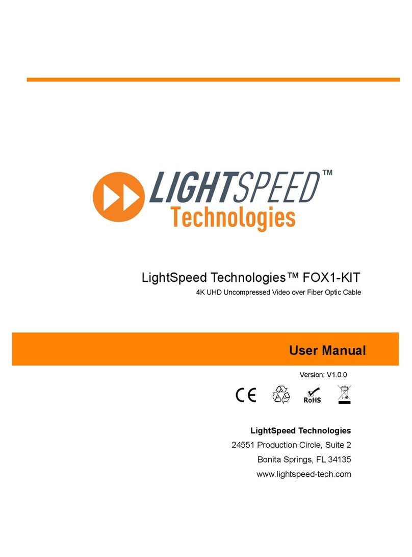 LightSpeed Technologies FOX1-KIT user manual LightSpeed Technologies FOX1-KIT user manual