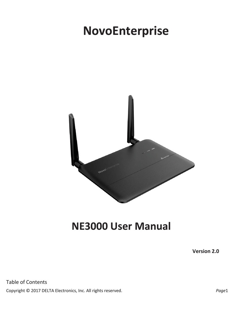 Delta NovoEnterprise NE3000 user manual