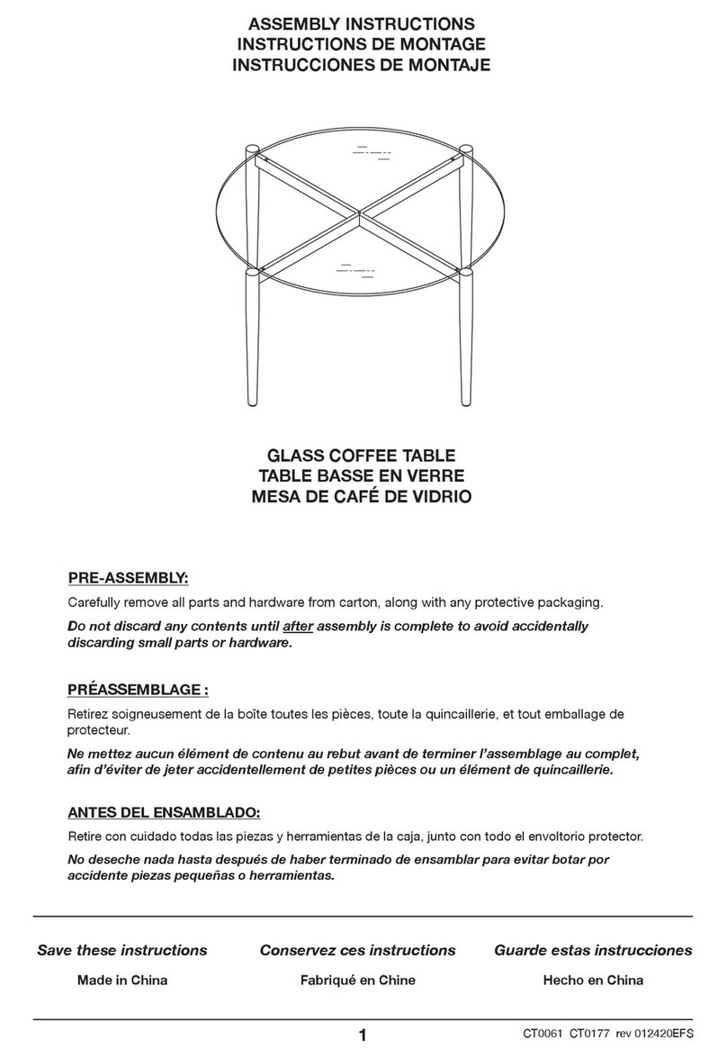 Hailey Home CT0061 User manual