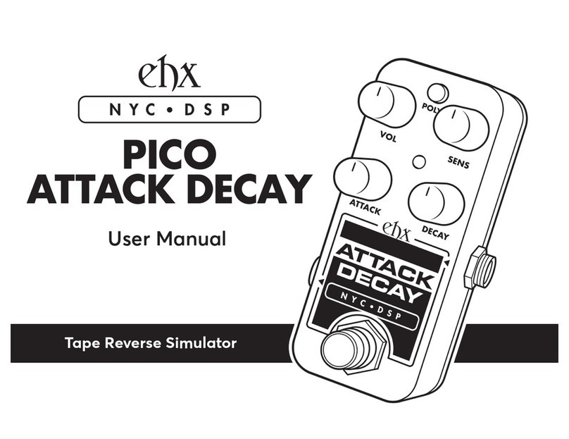 EHX PICO ATTACK DECAY user manual