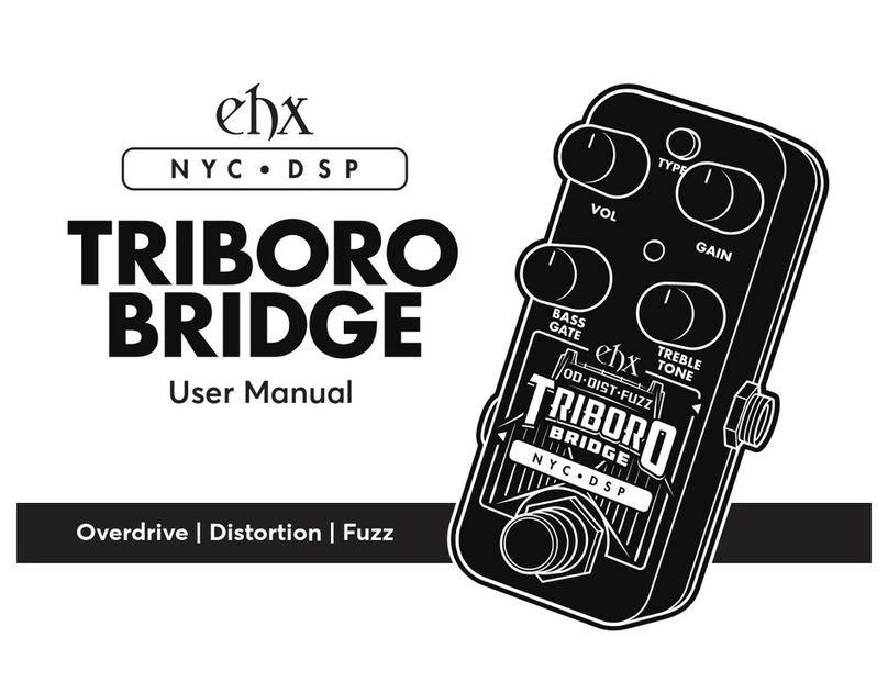 EHX TRIBORO BRIDGE User manual