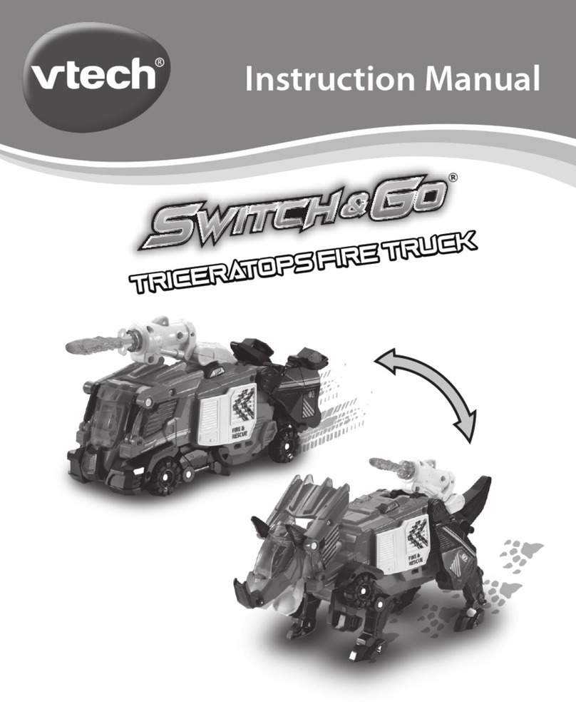 V-tech Switch & Go Triceratops Fire Truck User manual