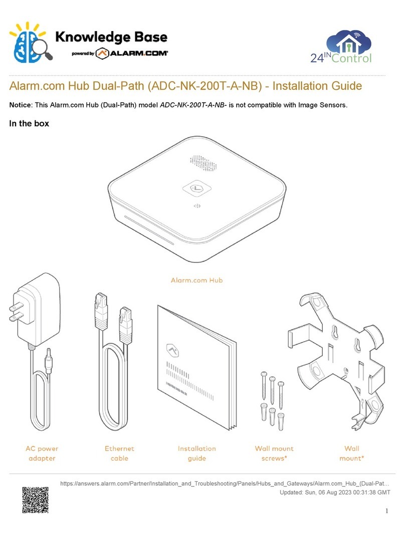 Alarmcom ADC-NK-200T-A-NB User manual
