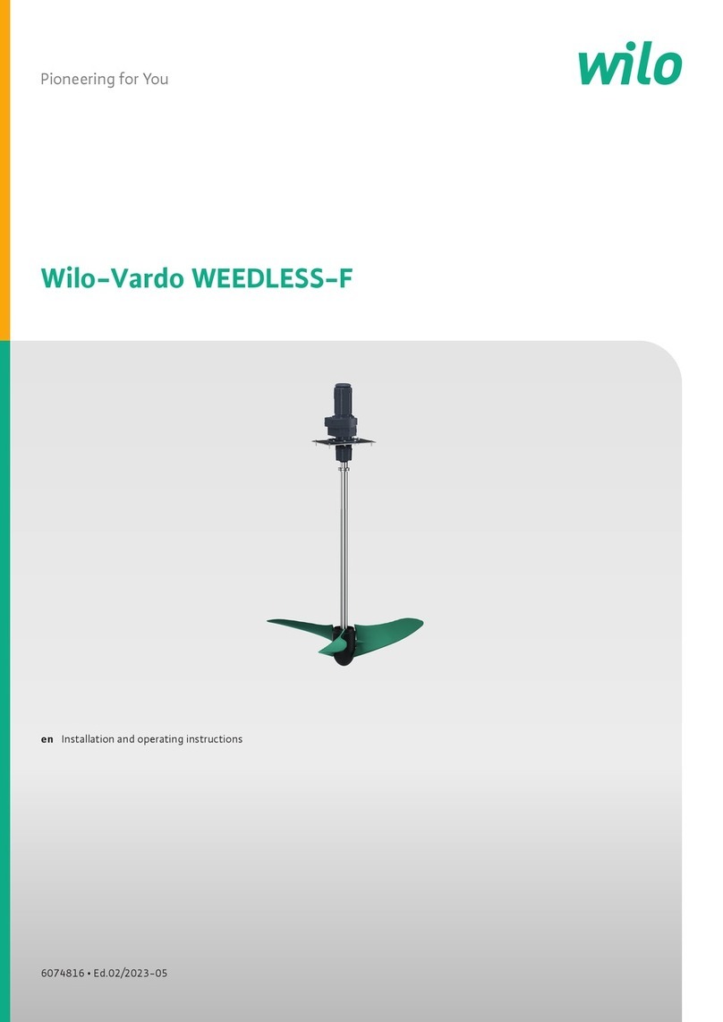 Wilo Vardo WEEDLESS-F User manual