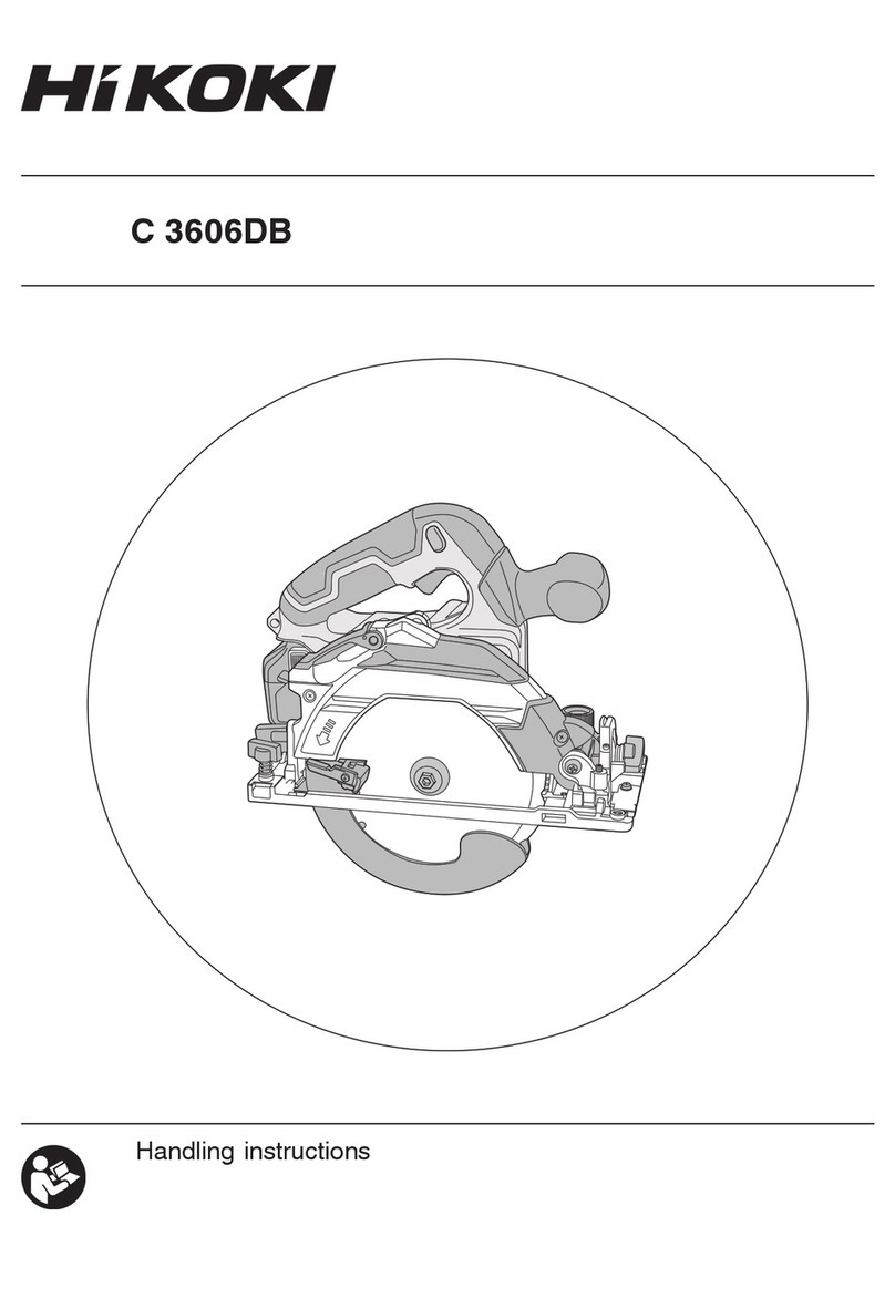 HIKOKI C 3606DB User manual HIKOKI C 3606DB User manual