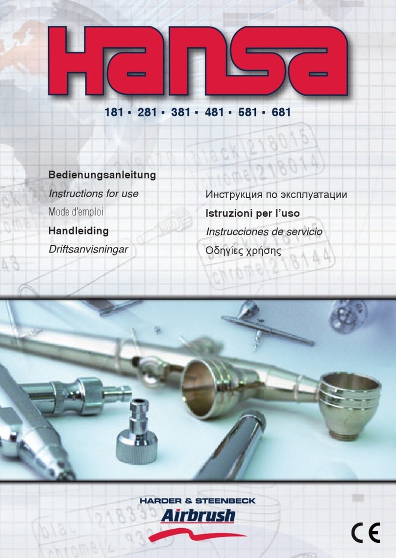 HARDER & STEENBECK HANSA 181 Instructions for use