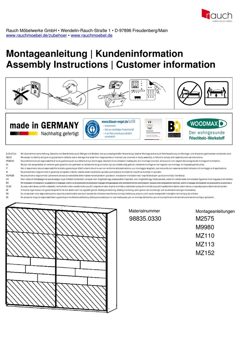 Rauch MZ152 User manual