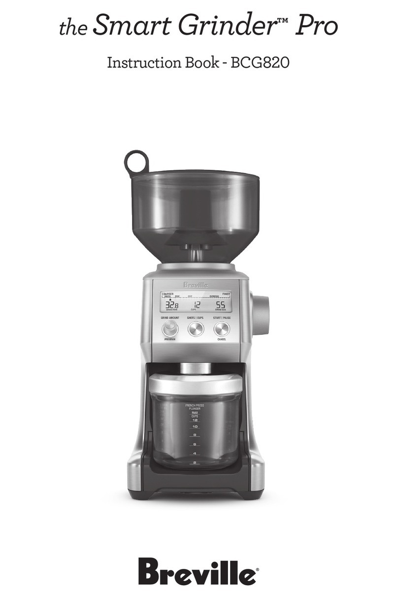 Breville BCG820 manual