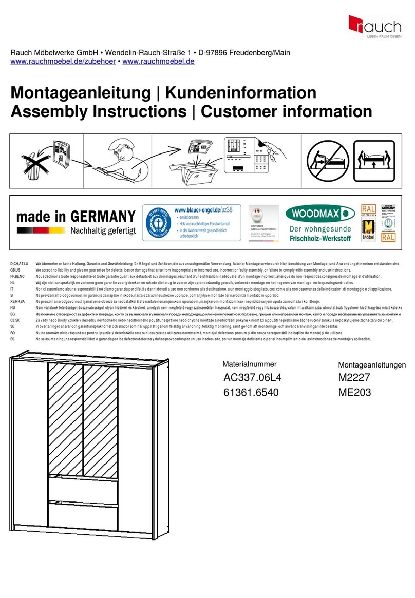 Rauch M2227 Assembly instructions