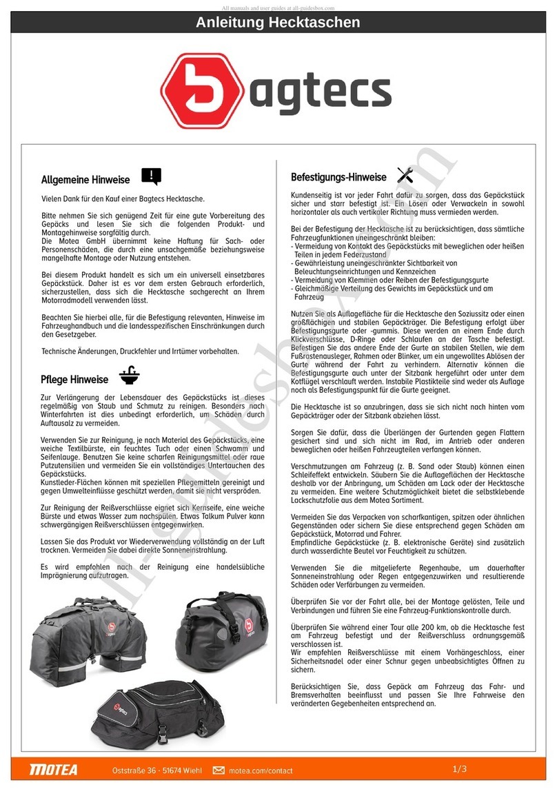 motea bagtecs CB4 instructions