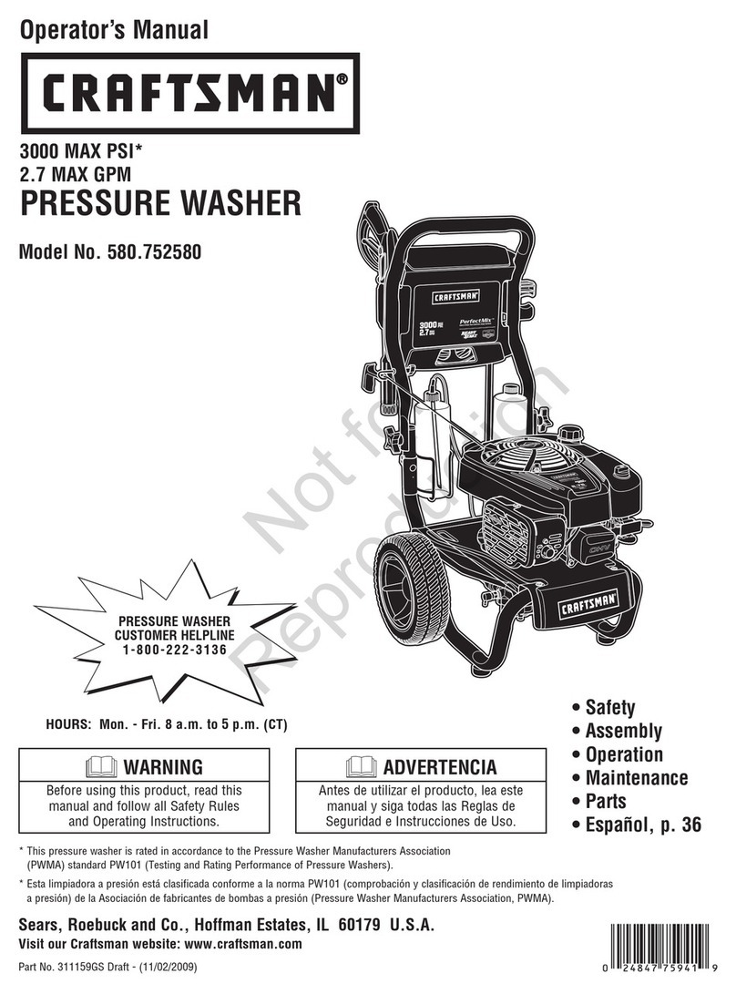 Craftsman 580.752580 Operator's manual