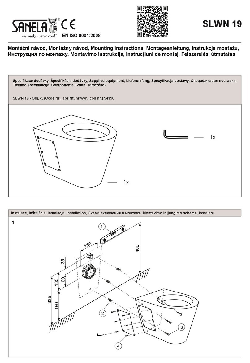 Sanela SLWN 19 Mounting instructions