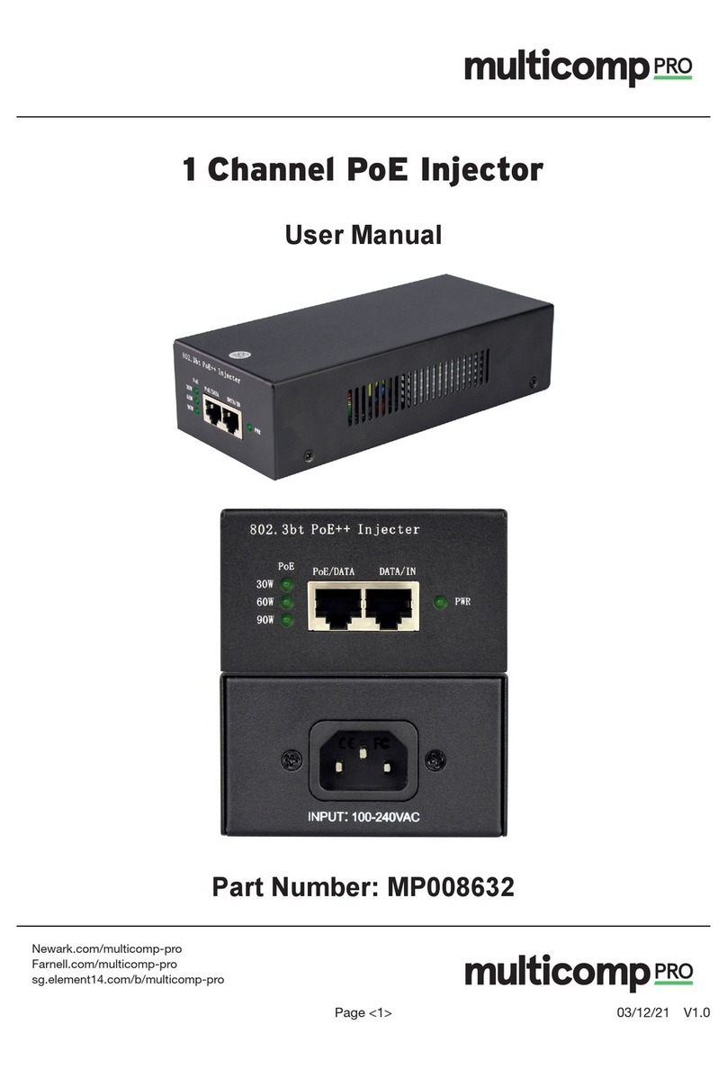 multicomp pro MP008632 user manual