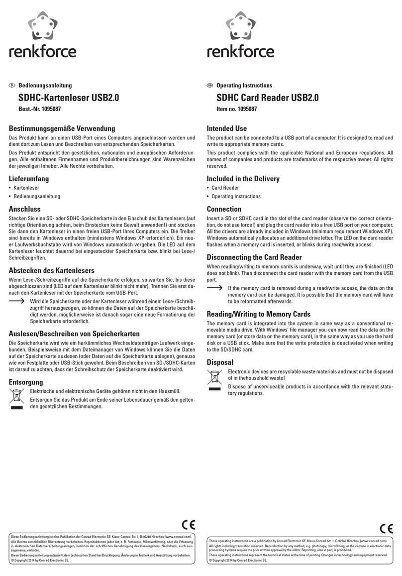 Renkforce 1095087 User manual