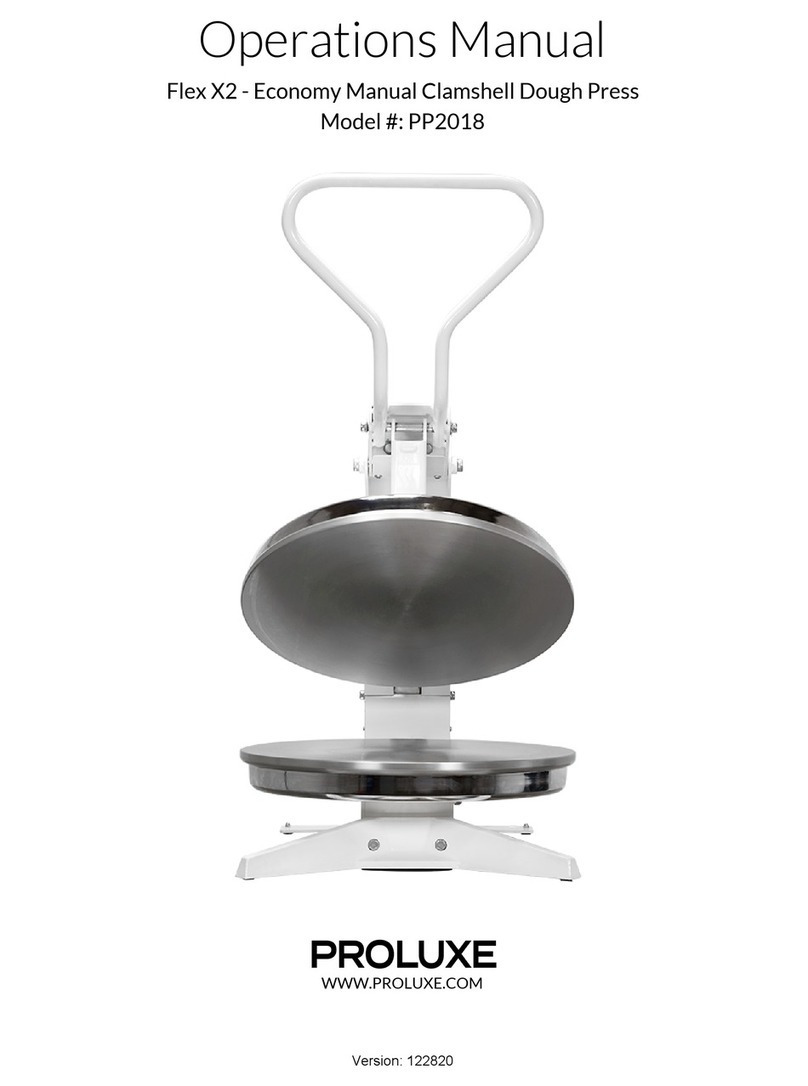 Proluxe Flex X2 Operation manual