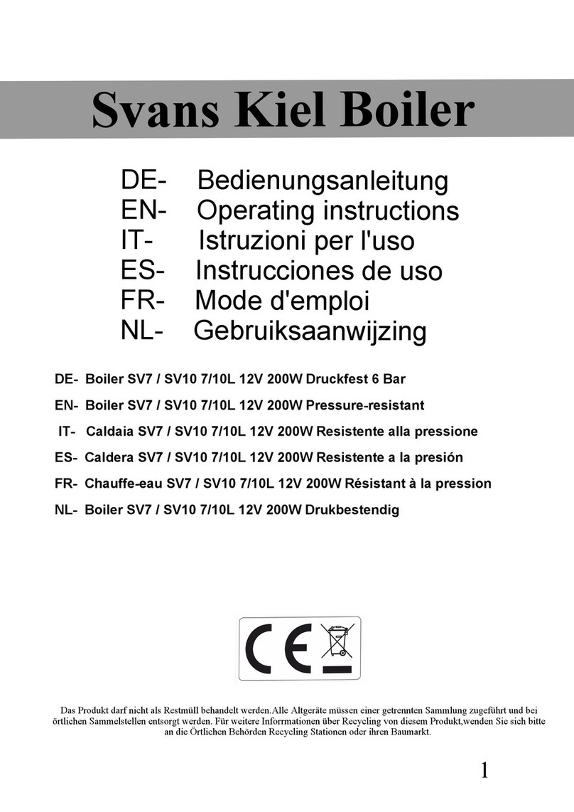 Svans Kiel SV7 operating instructions