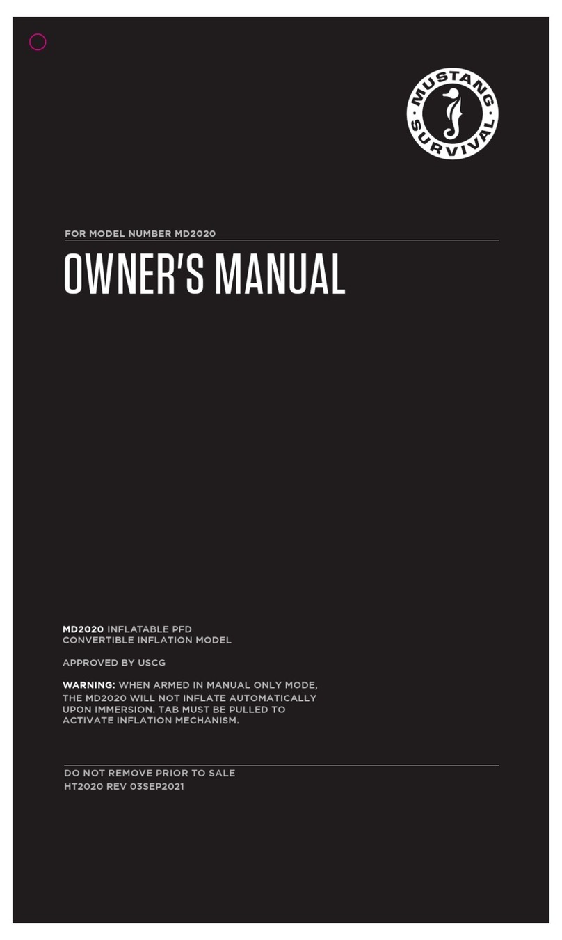 Mustang Survival MD2020 User manual